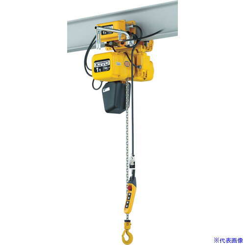 オレンジブック トラスコ中山　TRUSCOKITO 電気チェーンブロック キトーエクセル 1速標準速 電気トロリ結合式 2t×4m 〔品番:ER2M020SS〕[ 注番:4579836]特長●製品保証3年、昇降ブレーキ保証10年です。●非常停止ボタン付押ボタンスイッチ付です。●フリクションクラッチ・上下限リミットスイッチ付です。●CHメーター（起動回数と運転時間表示）付です。仕様●定格荷重(t)：2.0●標準揚程(m)：4●巻上速度(m/min)50Hz：7.0●巻上速度(m/min)60Hz：8.4●フック間最小距離(mm)：585●時間定格(min)：60●電源(V)：三相200●電源コード長さ(m)：なし●適合横行レール幅(mm)：100-125-150-175●電源：三相200V仕様2●電源コード：なし●1速形●操作電圧：24V●5点押ボタン式●横行モーター出力：0.4kW●トロリー：電動走行式●横行速度：20m/min(50Hz)、24m/min(60Hz)●巻上モータ出力(kW)：3.5●横行モータ出力(kW)：0.4材質/仕上●ロードチェーン：ニッケルメッキ特殊合金鋼セット内容/付属品注意●ロードチェンは焼き入れチェンのため、継ぎたしができませんので、標準揚程以外はご注文時に必ずご指定ください。原産国（名称）日本JANコード本体質量131kgオレンジブック トラスコ中山　TRUSCOKITO 電気チェーンブロック キトーエクセル 1速標準速 電気トロリ結合式 2t×4m 〔品番:ER2M020SS〕[注番:4579836][本体質量：131kg]〔包装時質量：134kg〕分類》荷役用品》チェーンブロック・クレーン》電気チェーンブロック☆納期情報：メーカー直送品【法人限定＝会社名ご記入お願い致します。】