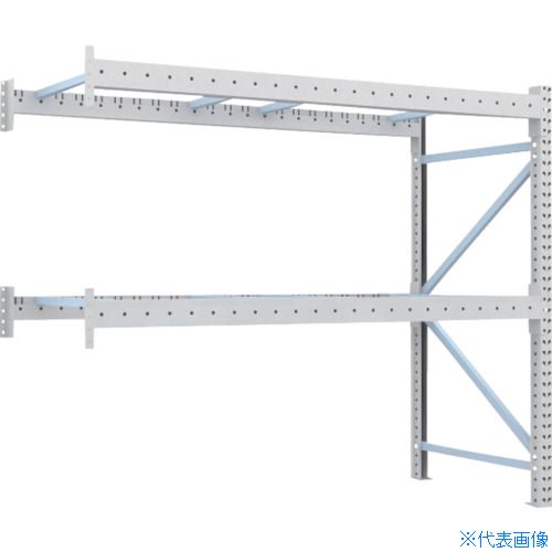■TRUSCO 重量パレットラック1トン2500×1000×H2000 2段 連結 1D20B25102B(4591429)[送料別途お見積り][法人限定][直送]
