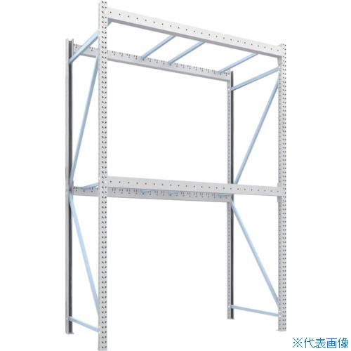 ■TRUSCO パレットラック1トン2300X1100XH3500 2段 単体 1D35B23112(4591739)[送料別途お見積り][法人限定][直送]