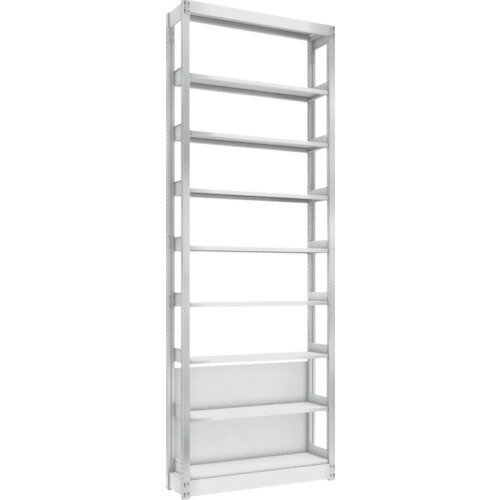 ■TRUSCO 複柱書架 単式 B5縦 W900XD220XH2569 8段 BSDS83T8(4592492)[法人限定][直送元]