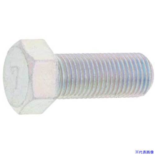 ■SUNCO 三価ホワイト 7)小型六角BT 全ねじ 細目 馬場(BB) 12X55(1.25 (1本入) B00075V401200550031P(45..