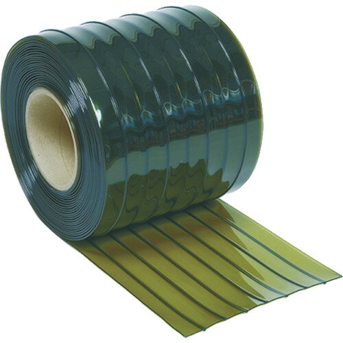 分区 - ■スワロン ストリップドアーシート リブ付防虫オプトロン3t×300×30M巻 ROP30030030A(4603061)[法人限定][直送元]