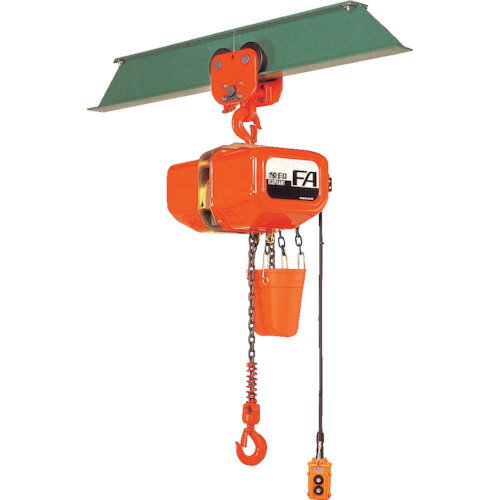 ■象印 FA型プレントロリ結合式電気チェーンブロック0.5・6mt (FAP−0.5 6m) FAP00560(4607775)[送料別途お見積り][法人限定][直送]