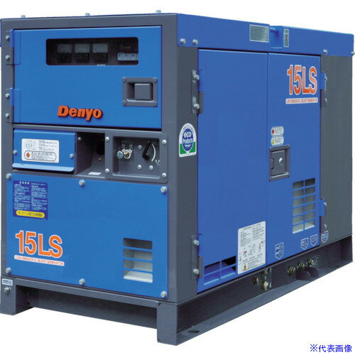 オレンジブック トラスコ中山　TRUSCOデンヨー 防音型ディーゼルエンジン発電機 12.5/15kVA(50/60Hz) 〔品番:DCA15LSK〕[ 注番:4625609]特長●商用電源並みの安定した電源を供給します。●インバーター負荷・サイリスタ負荷・コンピュータ制御の負荷などにも対応しています。●瞬時電圧降下を抑える設計により、モーターなどの始動が抜群です。●単相3線⇔三相がワンタッチで切替が可能です。用途●建設・建築・土木作業に。仕様●周波数(Hz)：50/60●騒音値(dB)：59/62●連続運転時間(h)：18.2(60Hz、75%負荷運転時)●全長(mm)：1390●全幅(mm)：650●全高(mm)：900●定格交流出力：12.5/15kVA●燃料タンク容量(L)：62仕様2●超低騒音型●油量警報装置(オイルセンサー)付●国土交通省「第3次排出ガス対策型建設機械」●国土交通省「超低騒音型指定機」●｢可搬型発電設備｣認定品材質/仕上セット内容/付属品注意●ガソリンは非常に引火しやすく、また気化したガソリンは爆発して死傷事故を引き起こすおそれがあります。●燃料を補給するときは、必ずエンジンを停止し換気の良い場所で行ってください。原産国（名称）日本JANコード本体質量516kgオレンジブック トラスコ中山　TRUSCOデンヨー 防音型ディーゼルエンジン発電機 12.5/15kVA(50/60Hz) 〔品番:DCA15LSK〕[注番:4625609][本体質量：516kg]《包装時基本サイズ：1390×650×900》〔包装時質量：516kg〕分類》工事・照明用品》発電機》ディーゼル発電機☆納期情報：オレンジブック掲載以外でメーカー直送品（送料元払い）【法人限定＝会社名ご記入お願い致します。】※北海道・沖縄・離島は運賃別途商品も含む