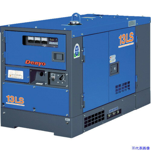 オレンジブック トラスコ中山　TRUSCOデンヨー 防音型ディーゼルエンジン発電機 10.5/13kVA(50/60Hz) 〔品番:TLG13LSY〕[ 注番:4625692]特長●2極高性能発電機を搭載しているので、高品質な電気を供給します。●軽量でコンパクトです。●低騒音を実現、クリーンエンジンの搭載、ブローバイガス還流方式エンジンの採用で、人と環境に優しい発電機です。用途●建設・建築・土木作業に。仕様●周波数(Hz)：50/60●騒音値(dB)50/60Hz：63/66●タンク容量(L)：51●使用燃料：軽油●連続運転時間(h)50/60Hz：18.2/14.6●全長(mm)：1400●全幅(mm)：690●全高(mm)：930●定格交流出力：10.5/13kVA仕様2●三相機●過速度保護装置装備●周波数：50/60Hz兼用●ワンサイドメンテナンス方式を採用●漏電保護装置／加速度保護装置／エンジンの異常を検知し停止させる保護装置等各種の保護装置を装備しています●国土交通省｢第3次排出ガス対策型建設機械｣材質/仕上セット内容/付属品注意●ガソリンは非常に引火しやすく、また気化したガソリンは爆発して死傷事故を引き起こすおそれがあります。燃料を補給するときは、必ずエンジンを停止し換気の良い場所で行ってください。原産国（名称）日本JANコード本体質量406kgオレンジブック トラスコ中山　TRUSCOデンヨー 防音型ディーゼルエンジン発電機 10.5/13kVA(50/60Hz) 〔品番:TLG13LSY〕[注番:4625692][本体質量：406kg]《包装時基本サイズ：1400×690×930》〔包装時質量：406kg〕分類》工事・照明用品》発電機》ディーゼル発電機☆納期情報：メーカー直送品（送料元払い）【法人限定＝会社名ご記入お願い致します。】 ※北海道・沖縄・離島は運賃別途商品も含む