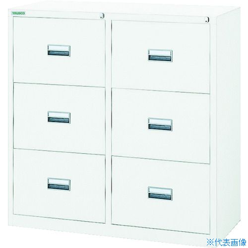 ■TRUSCO スタンダード書庫(D400)キャビネット3段 880XH880 W WT2C3S(4627628)[法人限定][直送元]