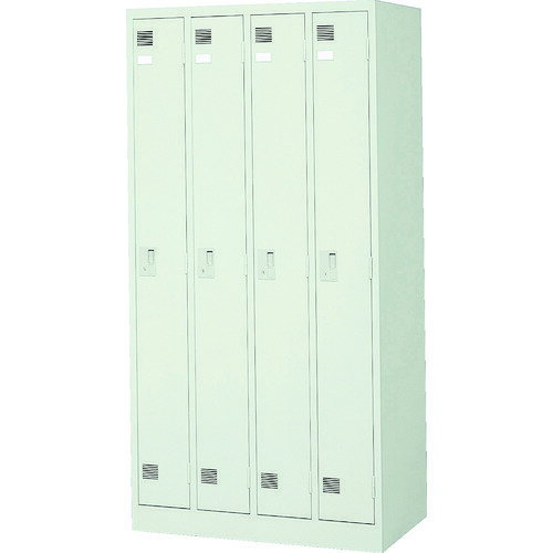 ■東洋 スタンドロッカー(4連2号) LK4TNG(4627997)[送料別途お見積り][法人限定][直送]