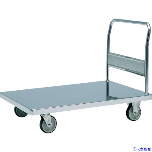 ■テックサス ステンレス台車 1200X750 SUSφ150ウレタン車 NW1275D(4651111)[法人限定][直送元]