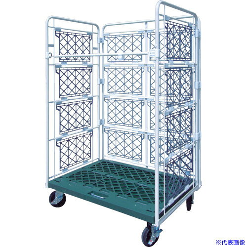 オレンジブック トラスコ中山　TRUSCOYAMATO L型ロ−ルコンビテナ− (ジョイント樹脂製) 〔品番:R65〕[ 注番:4662181]特長●樹脂ジョイント採用でさらに｢静か｣｢軽量｣になりました。●樹脂パネル仕様のため、荷あたりがソフトになり、積荷を傷つけません。仕様●均等荷重(kg)：500●外形寸法(mm)幅：950●外形寸法(mm)高さ：1700●有効内寸(mm)長さ×幅×高さ：745×880×1449●床板高さ(mm)：253●キャスター径(mm)：150●全高(mm)：1700●タイプ：旋回●外形寸法(mm)長さ×幅×高さ：800×950×1700仕様2●自在ストッパー付キャスター、自在キャスター各2個(耐寒グリス入り)●樹脂パネル仕様型●荷当りソフトな樹脂面材仕様材質/仕上●本体:スチール●本体表面処理:粉体塗装●床板:樹脂●キャスター金具:スチール●車輪:ゴム●本体表面処理:粉体塗装●床板:樹脂●面材:樹脂●キャスター金具:スチール●車輪:ゴムセット内容/付属品注意●車上渡し。原産国（名称）日本JANコード本体質量44kgオレンジブック トラスコ中山　TRUSCOYAMATO L型ロ−ルコンビテナ− (ジョイント樹脂製) 〔品番:R65〕[注番:4662181][本体質量：44kg]《包装時基本サイズ：950×800×1700》〔包装時質量：44kg〕分類》搬送機器》運搬台車》カゴ車☆納期情報：オレンジブック掲載以外でメーカー直送品（送料元払い）【法人限定＝会社名ご記入お願い致します。】※北海道・沖縄・離島は運賃別途商品も含む