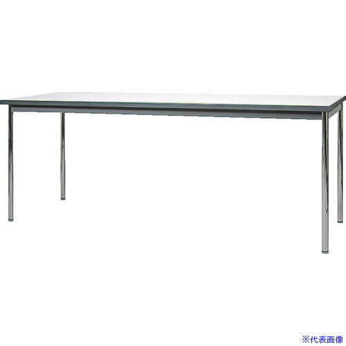 ■NOAH ウレタン一体成形エッジミーティングテーブル 1800X900 YUK1890(4664060)[送料別途お見積り][法..