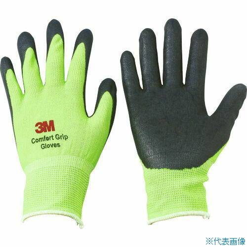 ■3M 一般作業用コンフォートグリップグローブ グリーン Lサイズ GLOVEGREL(4696042)