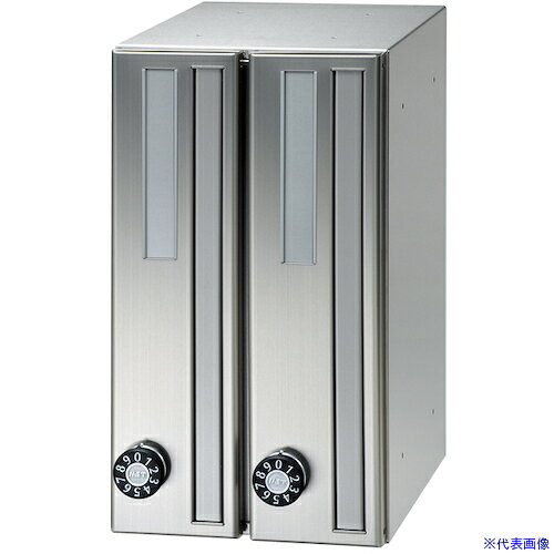Rakuten - ■田島メタルワーク メイルボックス(前入前出)F1053T−2 F1053T2(4703562)[送料別途お見積り][法人限定][外直送]