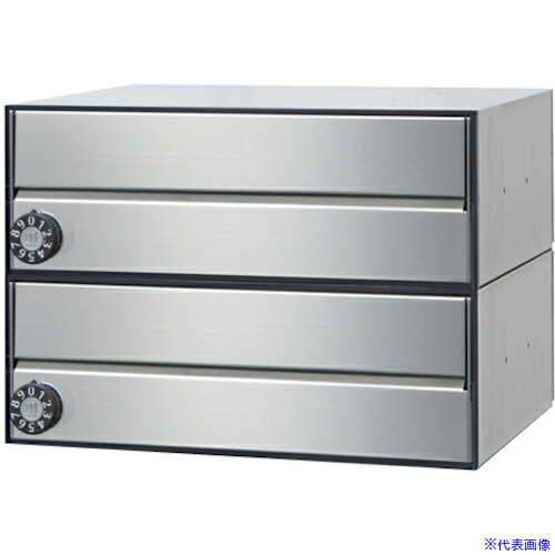 ■田島メタルワーク メイルボックス(前入前出)MX−92−36FF−2−HL MX9236FF2HL(4706683)[送料別途お見積り][法人限定][外直送]