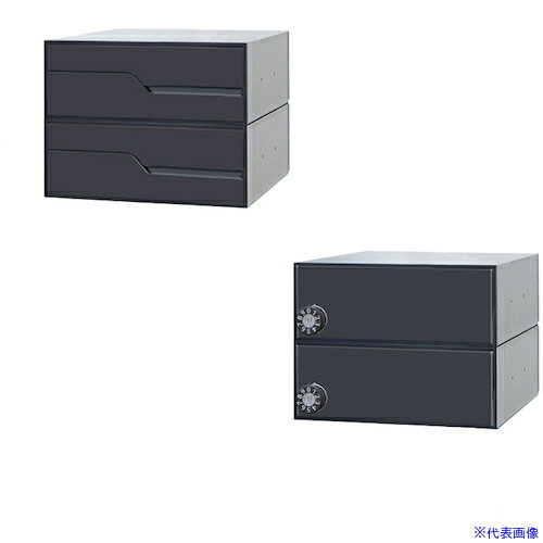 ■田島メタルワーク メイルボックス(前入後出)MX−91−28FBU−2−B MX9128FBU2B(4706698)[送料別途お見積り]..