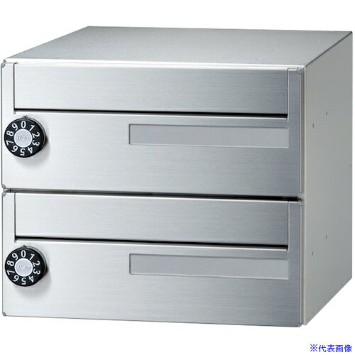 ■田島メタルワーク メイルボックス(前入前出)スペース28−2 SPACE282(4706770)[送料別途お見積り][法人限定][外直送]