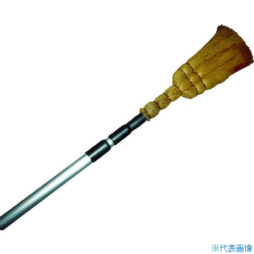 ■小池　しゅろ天井ホウキB（3段伸縮アルミポール使用） YF-ATJL02B 小池貿易（株）[TR-4716205]　[個人宅配送不可]