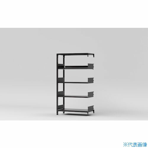 ■金剛 書架RKU 連結 D450天地5段 傾斜1段付 RKU351455SATD1(4721669)[送料別途お見積り][法人限定][直送]