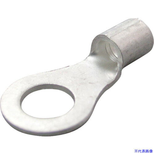 ■ニチフ 裸圧着端子 R形(100P)より線2.63〜4.6 外寸8 R3.54(4731344)