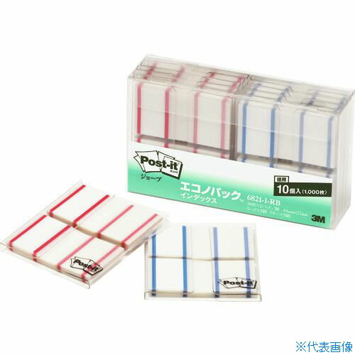 ■3M まとめ買い ポスト・イット インデックス 44X23mm 500枚X2色 68211RB(4745876)