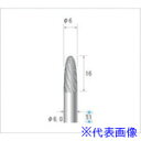 ■ナカニシ チタンコート超硬カッター 砲弾型 ダブルカット φ6×16×軸φ6 21531(4762151)