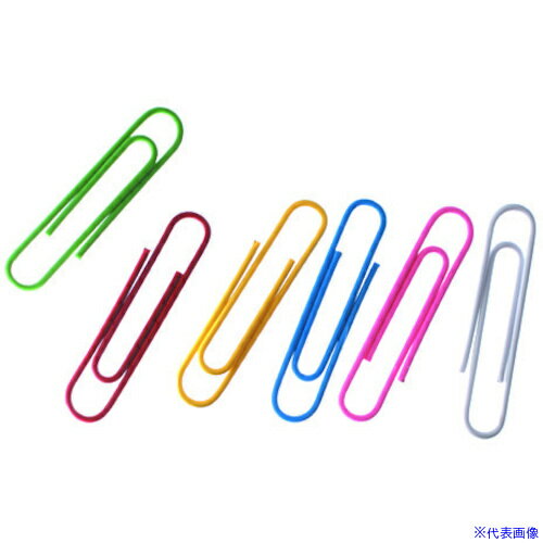 ■ベロス スマートスリム ジャンボカラーゼムクリップ カラーMIX 18本入 SSG00N(4791219)×5[送料別途見積り][法人・事業所限定][外直送](3)