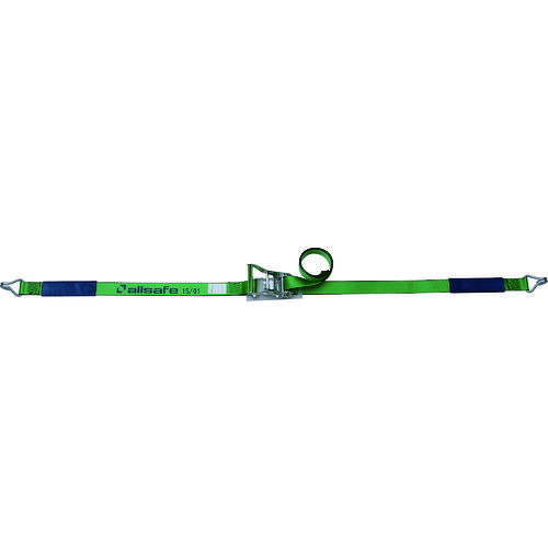 ■allsafe ベルト荷締機 ラチェット式ナローフック仕様(重荷重) R5N15(4795288)