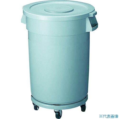 ■コンドル 分別ペール 屋外用 ジャンボペールYD−145C グレー 145L YD115CPC(4805119)[送料別途お見積り][法人限定]