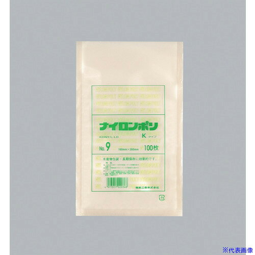 オレンジブック トラスコ中山　TRUSCO福助 ナイロンポリ Kタイプ NO.9 〔品番:0702099〕[ 注番:4811693]特長●-40℃の冷凍食品包装から90℃30分のボイル巾広く対応しています。●バリア性があります。用途●-40℃の冷凍食品包装から90℃30分のボイル巾広く対応しています。●真空仕様●縦(mm)：260●横(mm)：160●厚さ(mm)：0.075仕様2材質/仕上●KONY15／LL60セット内容/付属品注意原産国（名称）日本JANコード4977017020368本体質量620gオレンジブック トラスコ中山　TRUSCO福助 ナイロンポリ Kタイプ NO.9 〔品番:0702099〕[注番:4811693][本体質量：620g]分類》梱包用品》梱包結束用品》ポリ袋☆納期情報：メーカー取り寄品（弊社より発送）
