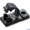 ■YAZAWA ケーブルクリップ内径9mm黒 FKN9(4870906)