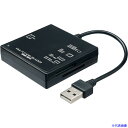 ■SANWA USB2.0 カードリーダー ADRML23BKN(4872460)(2)
