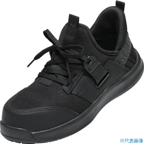 ■MARUGO 軽量安全スニーカー マンダムFLY-UP#510 ブラック 25.0cm MNDM510BK250(4877562)