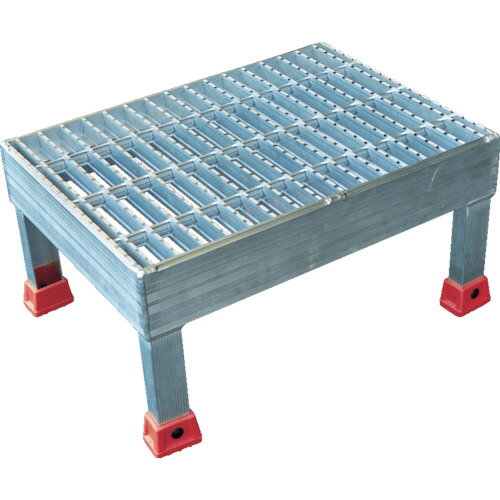 ■TRUSCO 連結式グレーチング仕様アルミステップ(溝加工付) TASG4320(4879571)