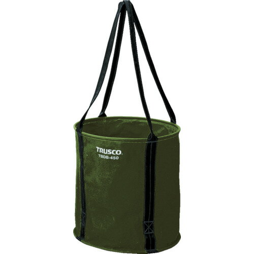 ■TRUSCO 大型電工用バケツ オリーブドラブ Φ400X400 TBDB400OD(4880412)