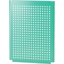 ■TRUSCO スチール製ワゴン用パンチングパネル ツールワゴン フェニックスワゴン用 側面用 D500用 L ヤンググリーン PEWPN500LYG(4885198)(4)