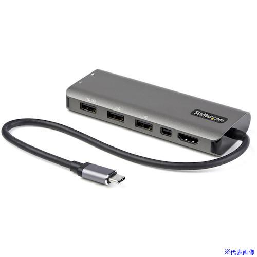 ■スターテック USBマルチハブ/USB-C/HDMI又はmDP/100W PD/4x USB/TB3/4 DKT31CMDPHPD(4892538)