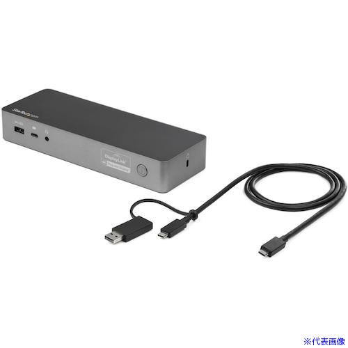 ��StarTech �ɥå�/USB-A��C/2����/4K60 HDMI DP/60W PD/4x USB/LAN/AUX DK30C2DPPD(4892543)