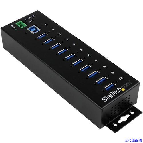 オレンジブック トラスコ中山　TRUSCOStarTech USBハブ/USB 3.0/USB−A − 10x USB−A/産業用メタル筐体/DIN・壁面 〔品番:ST1030USBM〕[ 注番:4894032]特長●ESD保護機能により接続機器を保護します。●下流／上流USBポートで350Wのサージ保護機能を提供します。●本体についたマウントブラケットまたは付属のDINレールで固定設置ができます。●入力範囲が広いフレキシブルな電源オプションを提供します。●どのポートでも最大2.4A、合計で最大50Wの充電が可能です。仕様●ポート数：10仕様2●コネクタタイプ：USB Type-A（USB 3.0、5 Gbps）(9ピン)、USB Type-B（USB 3.0）(9ピン)、ターミナルブロック（2線式）●チップセットID：Genesys Logic - GL3522●急速充電ポート：あり●消費電力：59W●トータル電源：45W●フォームファクタ：産業用●入力電圧：7 - 24 VDC●電源：ターミナルブロック材質/仕上セット内容/付属品注意原産国（名称）台湾JANコード本体質量357gオレンジブック トラスコ中山　TRUSCOStarTech USBハブ/USB 3.0/USB−A − 10x USB−A/産業用メタル筐体/DIN・壁面 〔品番:ST1030USBM〕[注番:4894032][本体質量：357g]《包装時基本サイズ：246×169×57》〔包装時質量：587g〕分類》オフィス・住設用品》OA用品》ケーブル☆納期情報：オレンジブック掲載以外でメーカー直送品（送料元払い）【法人限定＝会社名ご記入お願い致します。】※北海道・沖縄・離島は運賃別途商品も含む