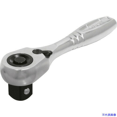 ■TONE コンパクトショートラチェットハンドル(ホールドタイプ) 歯数72枚 差込角12.7mm 全長110mm RH4CHS(4914619)