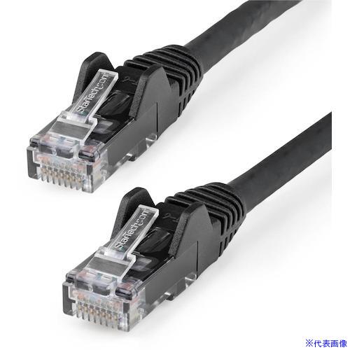 ■StarTech カテゴリ6(CAT6)LANケーブル/50cm/ブラック/ツメ折れ防止機構 N6PATC50C...