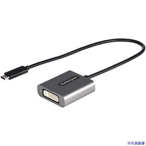 ■スターテック ディスプレイアダプター/USB-C - DVI/1920x1200/30cmケーブル CDP2DVIEC(4929840)[法人・事業所限定][外直送元]