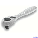 ■TONE ショートラチェットハンドル 歯数72枚 差込角6.35mm 全長90mm RH2HS(4958349)