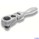 ■TONE ショート首振ラチェットハンドル 歯数72枚 差込角9.5mm 全長110mm RH3FHS(4958365)