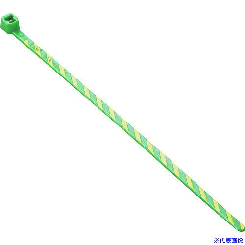 オレンジブック トラスコ中山　TRUSCOPANDUIT ストライプナイロン結束バンド 緑/黄 (50本入) 〔品番:PLT1ML54〕[ 注番:4962451]特長●柔軟性に優れており電線にピッタリとフィットします。●色がストライプになっていて、色分けによる識別などに最適です。用途●ケーブルの結束、固定に。仕様●色：グリーン/イエロー●幅(mm)：2.5●長さ(mm)：102●厚さ(mm)：0.9●最大結束径(mm)：21●引張強度(N)：80●最小結束径(mm)：1.5●使用温度範囲(℃)：-60〜85仕様2●屋内用●使用温度範囲：-60〜85℃●CSA規格品●UL94V-2材質/仕上●ナイロン6.6セット内容/付属品注意原産国（名称）シンガポールJANコード本体質量18gオレンジブック トラスコ中山　TRUSCOPANDUIT ストライプナイロン結束バンド 緑/黄 (50本入) 〔品番:PLT1ML54〕[注番:4962451][本体質量：18g]《包装時基本サイズ：215×80×20》〔包装時質量：18g〕分類》電子機器》電設配線部品》ケーブルタイ☆納期情報：仕入れ先通常在庫品 (欠品の場合有り)