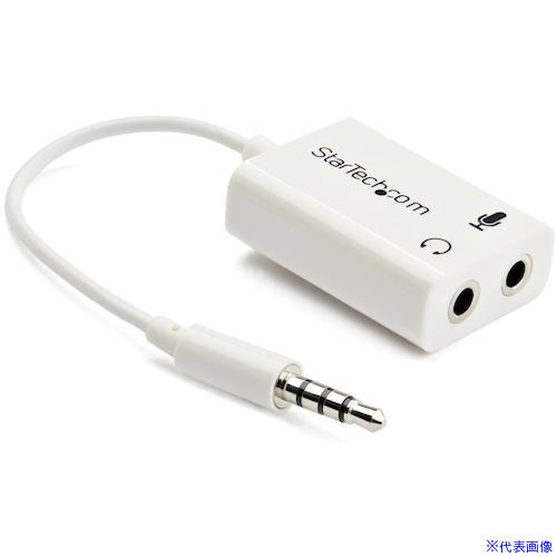■スターテック オーディオケーブル/2x 3極 - 4極変換/15cm/メス・オス/ホワイト MUYHSMFFADW(4975397)[法人・事業所限定][外直送元]