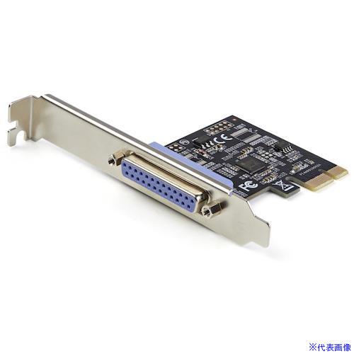 ■StarTech パラレル増設カード/PCIe 2.0 − 1x IEEE 1284パラレル/2.5Mbps PEX1P2(4975440)[法人限定][外直送元]