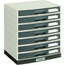 ■TRUSCO αレターケース A4・積み重ねタイプ 横浅型7段 LA4S7S(5046688)