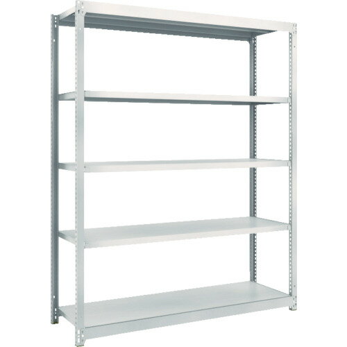 ■TRUSCO スチールラック M1.5型軽中量棚 1460×445×H1800 5段単体 ネオグレー M1.56545(NG)(5066280)