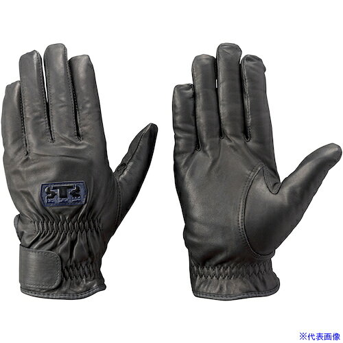 ■トンボレックス 牛革製薄手防寒手袋 ブラック CSB251BKLL(5090760)[送料別途お見積り][法人限定][掲外取寄]