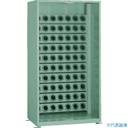 ■TRUSCO ツーリング保管庫BT・NT50用X70個オープンロック付 BT50 VTL1800(BT50)(5096987)[法人限定][直..