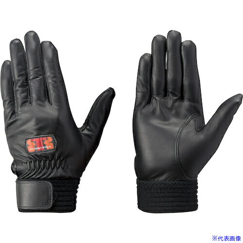 ■トンボレックス 羊革製手袋 ブラック L RS940BKL(5107945)[送料別途お見積り][法人限定][掲外取寄]